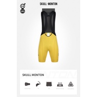Monton Urban Skull Monton Yellow BIB Shorts