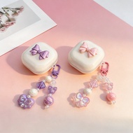 fashion Pendant case For Baseus E19 E20 E18/E18b E17 E16 E12/E12X Case Silicone earphone Cover