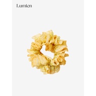 LUMIEN Contrast Color Multi-Layer Pleated Ruffled Hair Tie Hair Accessories LK6A321