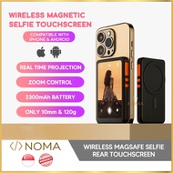 【SG】 NEW Wireless Selfie Magnetic Magsafe Touchcreen | iPhone Android Rear Camera Zoom Control Vlog