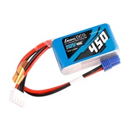 3S Lipo Battery 11.1V 45C 450mAh Lipo Battery Pack with EC2 Plug