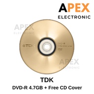 CD / DVD KOSONG BLANK CD 700/80MIN 4.7GB/120MIN CD-R DVD-R CDR DVDR RW Free Cover