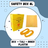 Safety Box 8L Medical Waste Box Medical Safety Box Medical Waste Box Biohazard Medical