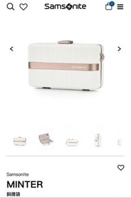 全新Samsonite MINTER 斜揹袋 White Rose Gold