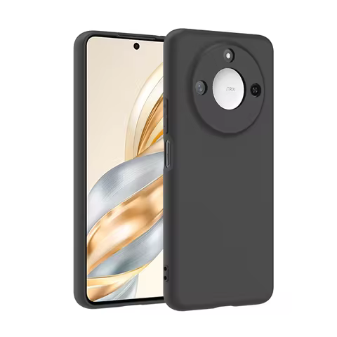 For Honor X9C Smart 5G Phone Case Frosted Black Soft Rubber Shockproof Case for Honor X9c Smart BRC-