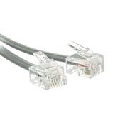 Phone RJ11 6P4C House Landline Telekom TM Telephone Home Land Line Fixed Phone Call Cable Wire 1m 1 