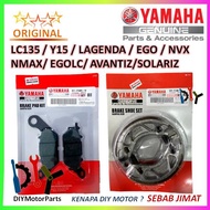 BRAKE SHOE BREK PAD LINING LC135 Y15ZR LAGENDA SRL EGO AVANTIZ SOLARIZ Y16 NMAX NVX EGOLC FI DEPAN B