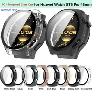 Tempered Glass + Cover For Huawei watch GT6Pro GT 6Pro Matte Hard PC Bumper Screen Protector Case Fo