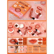 READY STOCK HASAYA GIRL 3IN1 MAKEUP KIT SET AD 2KOD A & B