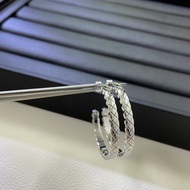 Diamond-Free Diamond Mesh Earrings Fashionable All-Match Earrings Earrings