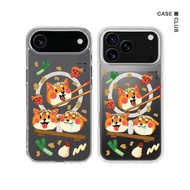 CaseClub Iphone Case Samsung Magnetic Shiba Taco Pattern For i17 Pro Max/i17 Pro/i17 Air
