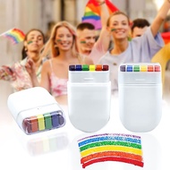 6 Colors Rainbow Face Color World Cup European Cup Face Painting Halloween Rainbow Strip Face Graffi