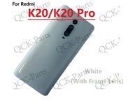Original New Glass Ốp lưng cho Xiaomi Redmi K20 K20 Pro Vỏ pin với logo và dính mặt sau vỏ ngoài Bộ