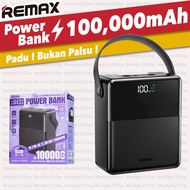 REMAX 100000mAh Power Bank 100k Powerbank Charger USB Type C Usb C Camping Large Besar Huge FP1 Orig