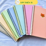 XO Klong A5 double spring checkered book, lined 120 pages 100/76 - VPP THIEN AI KL 535/KL 537
