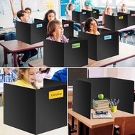 8 Pack Desk Dividers for Students Waterproof Plastic Study Carrel Divider Easy to Clean Privacy Clas