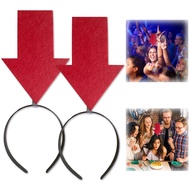 2pcs Arrow Headband| New creative symbol headband| Party Festival parade Concert Support group headb