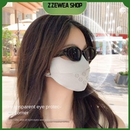 ZZEWEA SHOP Face Ice Silk Breathable Anti-UV Sunscreen Fashion Traceless Face Shield Unisex