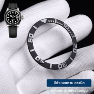 อะไหล่แท้สำหรับนาฬิกา Rolex Yacht-Master Series รุ่นขอบเซรามิก ตัวเลขแบบเฉียง ขนาดหน้าปัดกลาง ความหน