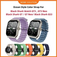 Ocean Style Strap for Black Shark watch GT3 , Watch GT3 Neo / Black Shark Watch GT Watch Neo GT / Bl