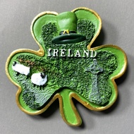 fridge magnet cute magnet Semanggi Bunga Nasional Ireland Alias Clover Creative Travel Commemorative