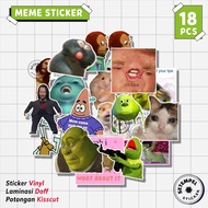 MEME Sticker Pack 18pcs | Meme vinyl stickers Waterproof Sticker Matte Sticker