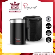 La Gourmet Healthy Seamless Electric Travel Kettle 0.6L Hot Water Fast Heat Rapid Boiling Cool Touch