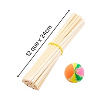 Bamboo ball volleyball set (rubber bouncing ball and volleyball rod set)