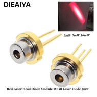 DIEAIYA DIY High Power Burning Infrared, 3V 5V Lab 650nm Red Laser Head Diode Module, 5mW 7mW 10mW T
