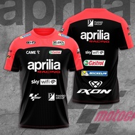Street Apparel Bay T-shirt Aprilia Motorcycle Racing jersey