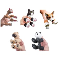 Squirrel Finger Puppet Set, Animals Puppet Show Theater Props, Weird Stuff Gifts