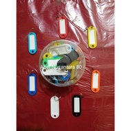 GANTUNGAN Keychain with Name Label Size L: 6xW: 2CM
