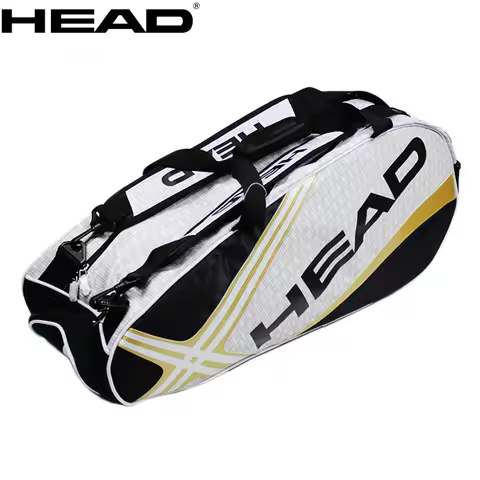Original HEAD Tennis Bag 6 Tennis Rackets Men Padel Tennis Backpack Djokovic HEAD Tennis Racket Back