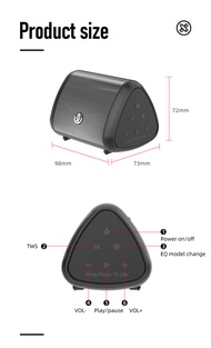 XDOBO Try & Go Wireless Bluetooth Speaker FM Radio Mode Speaker Tws Deep Bass Bluetooth Speaker