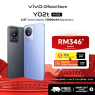 New Arrival vivo Y02T 4+4GB EXTENDED RAM + 64GB/128GB ROM 5000mAh Large  Battery 6.51″ HD+ Eye Prote