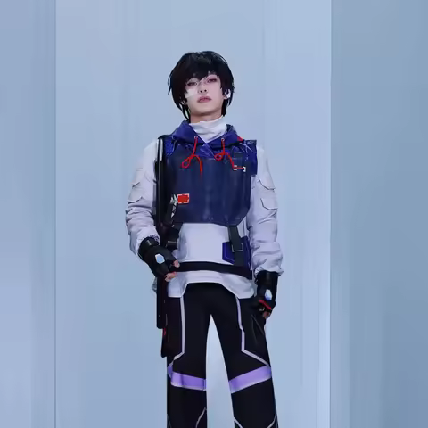 Game VALORANT ISO Cosplay Costume Wig Halloween Anime Clothes Uniform gf;.9