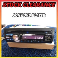 CAR AUDIO PLAYER SINGLE DIN Sony DVD Player Car Audio System Sound System Player FM AM MP3 CD Player