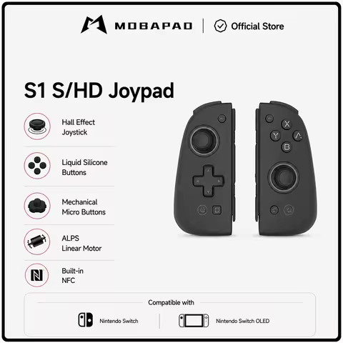 MOBAPAD S1 HD / S1 S Controller For Nintendo Switch OLED Joypad with Hall Joystick Console for Switc