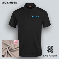 Sulam Microfiber Daikin AC Uniform Aircon Embroidery Polo T Shirt MEDR-142