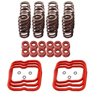Valve Springs +Cover Gaskets + O-Rings + Seals Kit For Cummins 6BT 5.9 12V 89-98