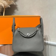 HERMES Mini lindy - 積雨雲灰銀 U