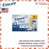 Ensure Vani Ensure Original Vanilla Flavored Milk 237ml Box Of 24 Bottles