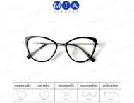 Gọng mắt mèo MIA EYEWEAR 11808 chất liệu titanium cao cấp kiểu dáng thời trang càng chống rỉ phụ kiệ