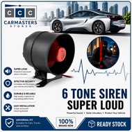 Siren Kereta Universal 6 Bunyi Kuat Super Loud 6 Tone Universal Car Alarm Siren Electronic Horn Secu