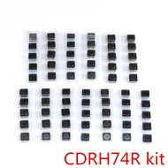 65pcs 13Values Shielded Inductor SMD Power Inductors Assortment Kit 2.2UH-680UH 7*7*4MM CDRH74R