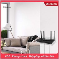 ChicAcces WiFi Router Bracket Multifunctional Clear Acrylic Wireless Router Wall Hanging Storage Shelf for Living Room