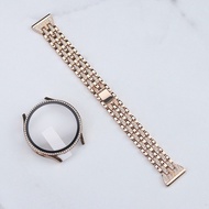 Vỏ và dây đeo bằng kính cường lực phủ toàn bộ kim cương Bling cho Samsung Galaxy Watch 7 FE 6 5 4 40
