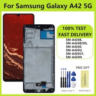 6.6'' Skrin untuk Samsung A42 5g Paparan Lcd Pemasangan Digitizer Skrin Sentuh untuk Samsung A42 5g 