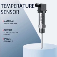 X G1/2 Thread Thermocouple Sensor 4-20Ma 0-10V Output K/B/E/J Type Temperature Transmitter