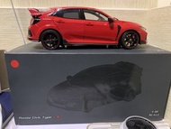 1:18 Honda Civic Type R 紅色合金模型車 連原裝盒
